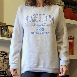 Gray Myrtle Beach Sweatshirt
